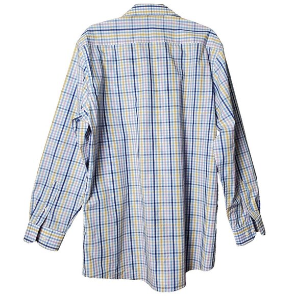 U.S Polo Assn Mens Shirt Long Sleeve Button Up 17 34/35 Gingham - Picture 2 of 9